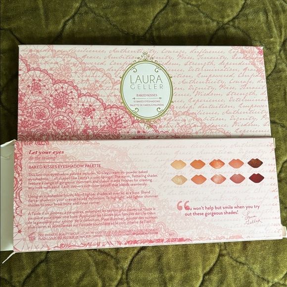 Laura Geller Baked Kisses Eyeshadow Palette with Neutral Tones - Picture 4 of 5